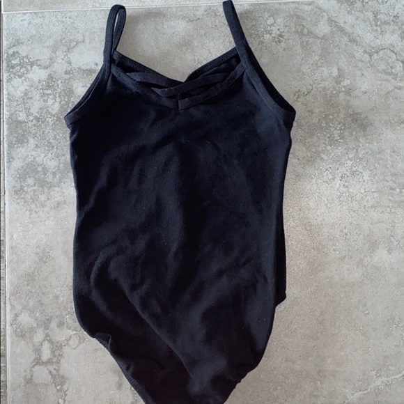 More Than Magic Girls Dance Cami Black Leotard - Picture 5 of 6